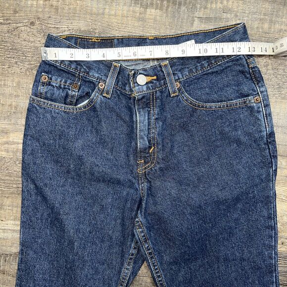 Levi's Vintage Y2K 2000 Women's 517 Boot Cut Blue Denim Jeans Size 10 1/2 - Picture 13 of 16